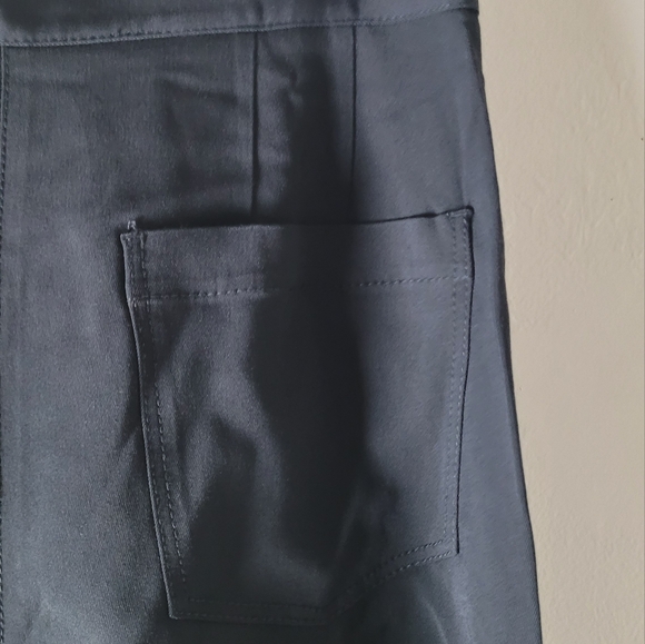 Womens Size 8 Massimo Dutti FULL LENGTH DARTED BLACK TROUSERS - Picture 6 of 7
